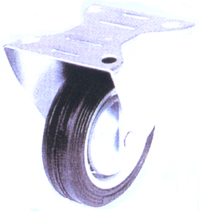 Regular Castor Wheel fix With Rubber Tyre dice