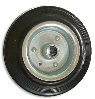 Rubber tyre Wheels with disc ,