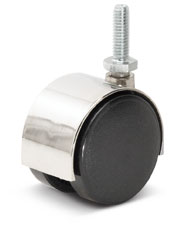 Twin wheel Castor Zinc Die Cast body